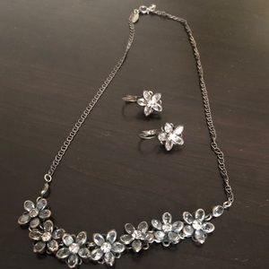 Glass Flower Necklace